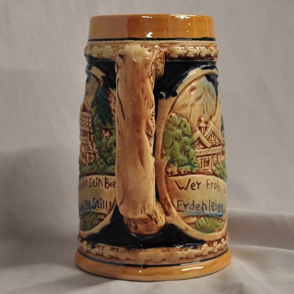 16 oz vintage C-4343 mug stein tankard German beer (177w) - Picture 5 of 11